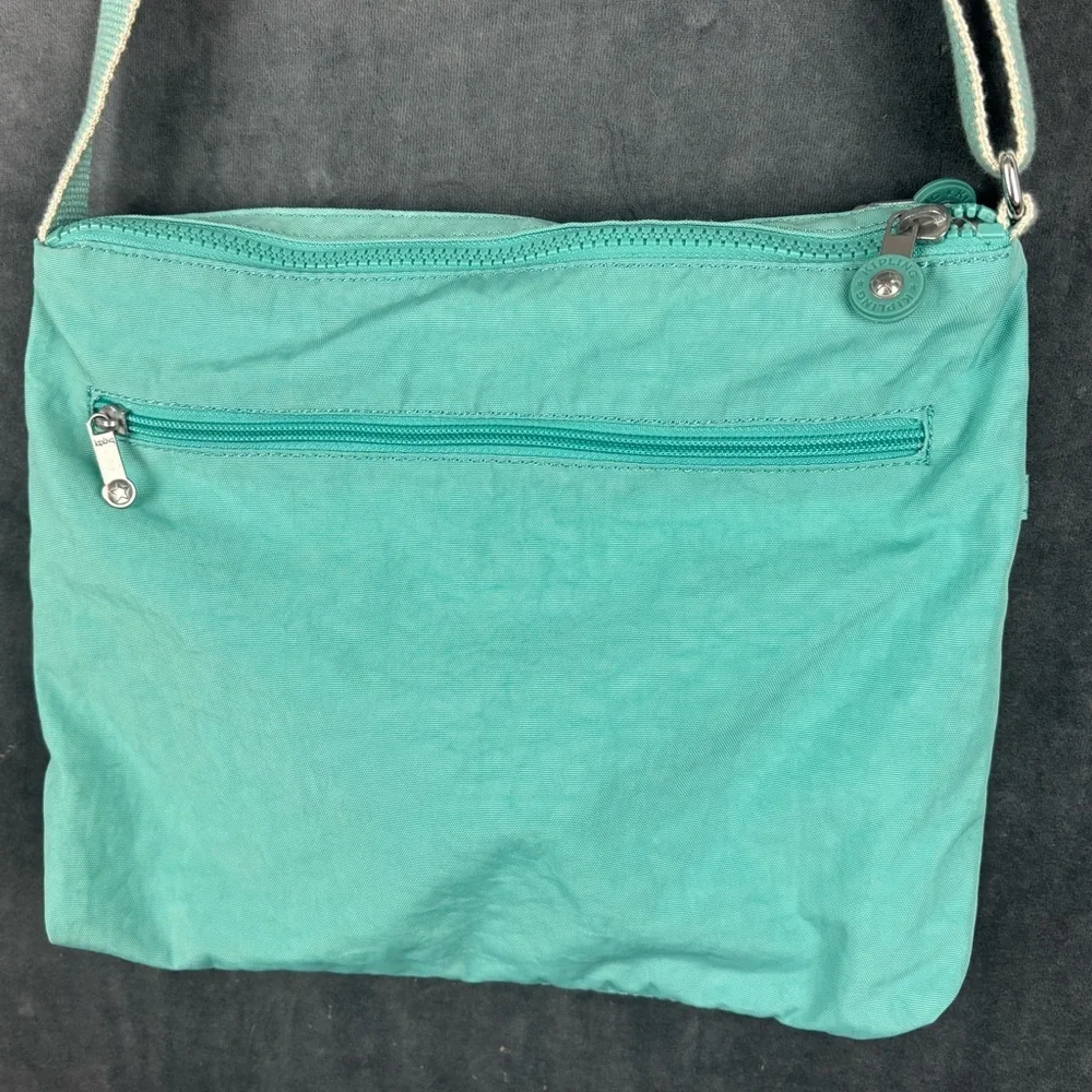 EUC Kipling Alvar multi-pocket Crossbody Bag in Mint Green Perfect condition! - Picture 7 of 15